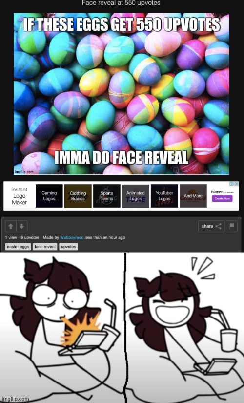 Comedy at it's finest | image tagged in jaiden spit laugh | made w/ Imgflip meme maker
