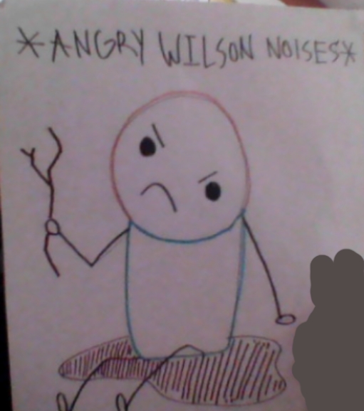 Angry wilson noises Blank Meme Template