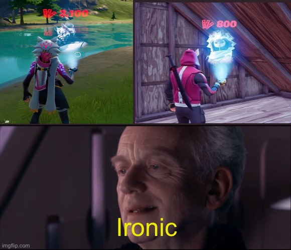 Ironic | Ironic | image tagged in palpatine ironic | made w/ Imgflip meme maker