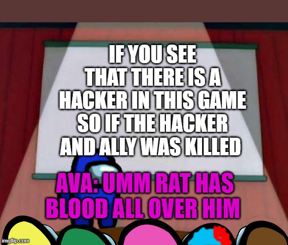 Among Us but there's a hacker in the game??? 