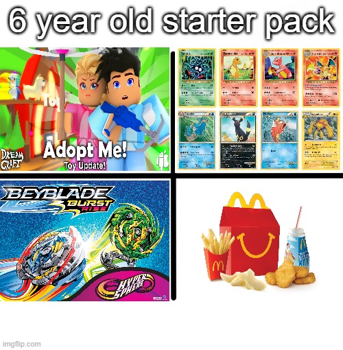Blank Starter Pack | 6 year old starter pack | image tagged in memes,blank starter pack | made w/ Imgflip meme maker