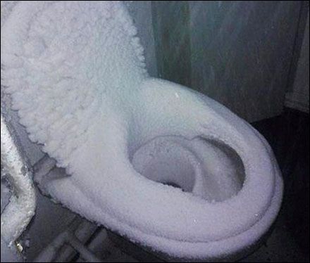 Ice Toilet Blank Meme Template
