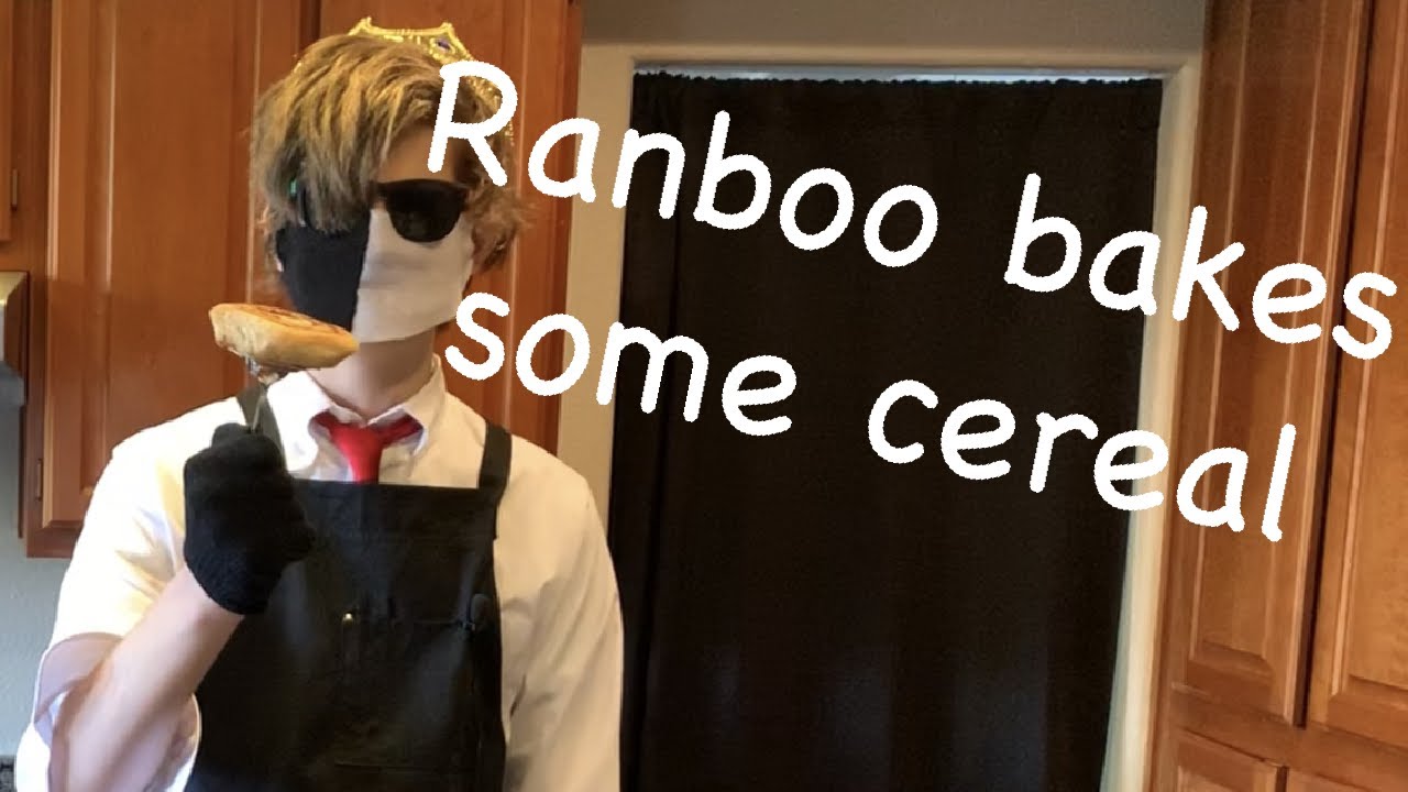 High Quality Ranboo bakes some cereal Blank Meme Template