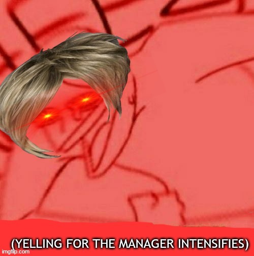 This is a meme i made | image tagged in yelling for the manager intenstifies | made w/ Imgflip meme maker