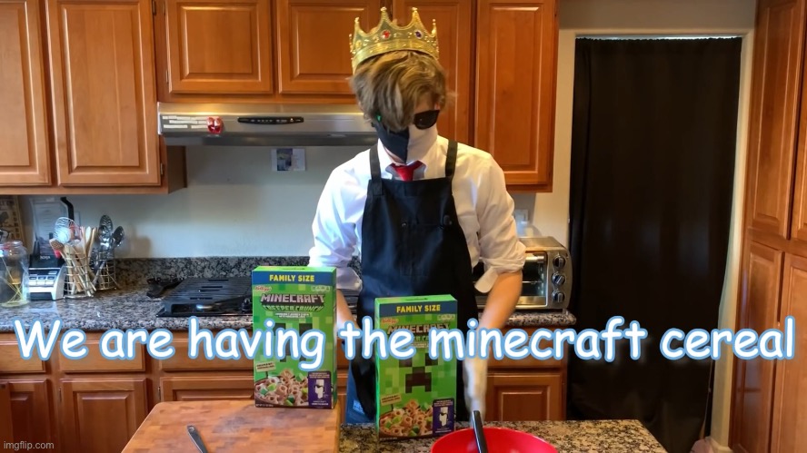 The Minecraft Cereal | image tagged in the minecraft cereal | made w/ Imgflip meme maker