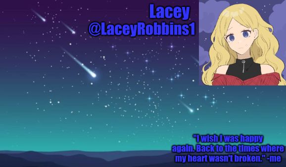 Lacey announcement template Blank Meme Template