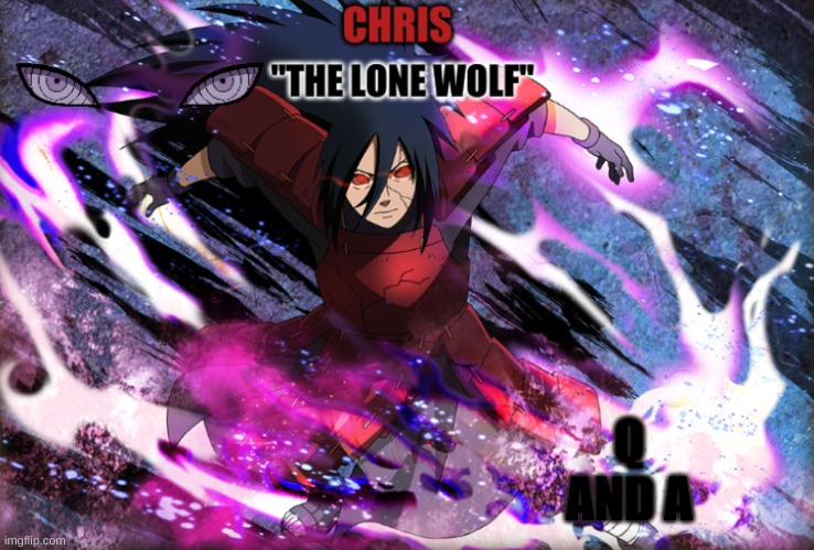 is the text readable now? | Q AND A | image tagged in madara template | made w/ Imgflip meme maker