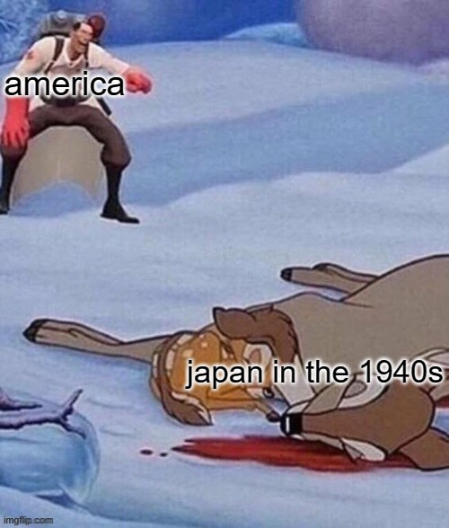 america; japan in the 1940s | made w/ Imgflip meme maker