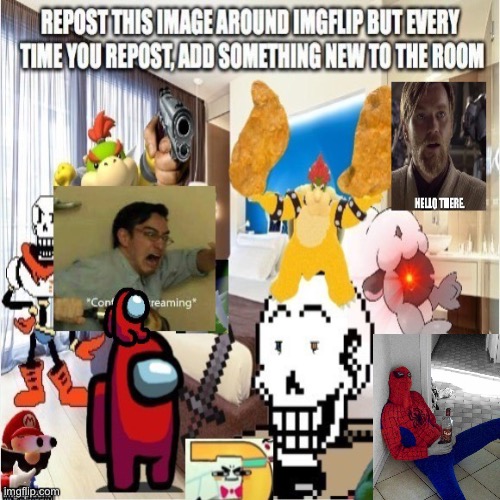 reposted. i added the spider-man in the bottom right | image tagged in chain | made w/ Imgflip meme maker
