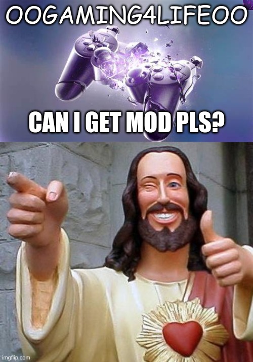Mod pls? | OOGAMING4LIFEOO; CAN I GET MOD PLS? | made w/ Imgflip meme maker