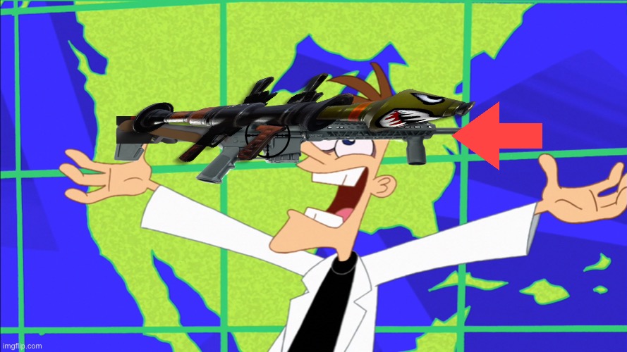 Behold the downvote gun if you fire it. it fires out downvotes any questions? | image tagged in heinz doofenshmirtz behold inator,downvote,gun | made w/ Imgflip meme maker