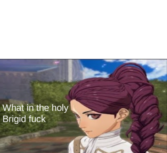 High Quality What In The Holy Brigid Fuck Blank Meme Template