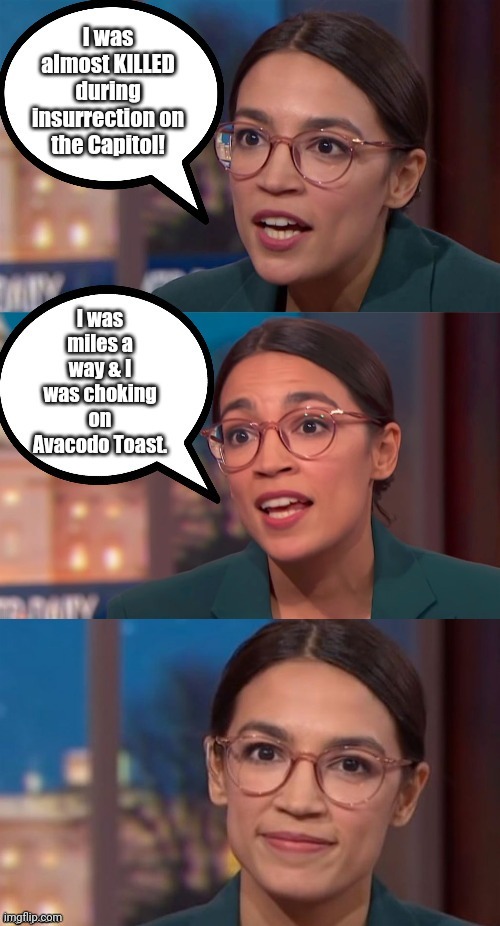 Crazy AOC & her lies | image tagged in crazy aoc,aoc | made w/ Imgflip meme maker