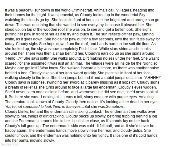 Going offline for a bit, Have some Minecraft smut. | made w/ Imgflip meme maker