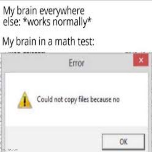 Could not copy file because no. | image tagged in y u no | made w/ Imgflip meme maker