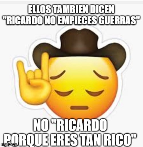Spanish RicgRd | image tagged in haydyes | made w/ Imgflip meme maker