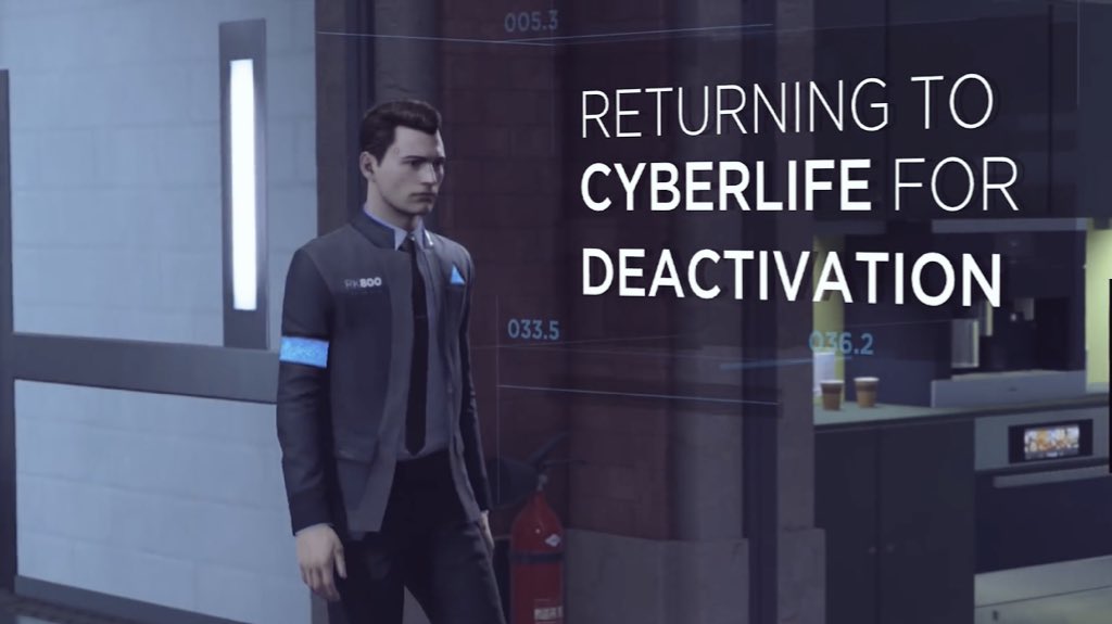 RETURNING TO CYBERLIFE OF DEACTIVATION Blank Meme Template