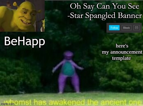 yee | image tagged in it,is,my,announcement,template,lmao | made w/ Imgflip meme maker