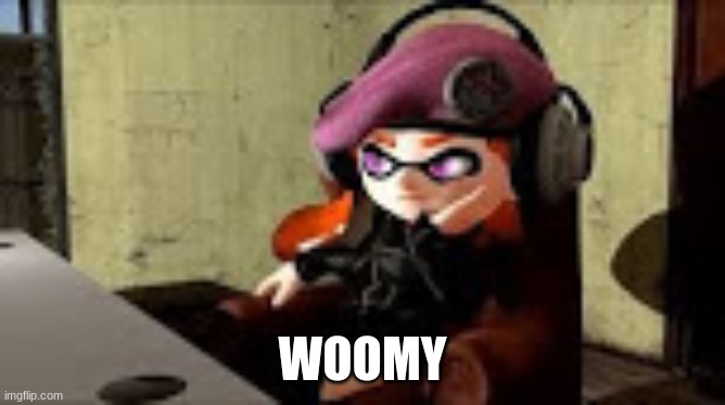 bored meggy | WOOMY | image tagged in bored meggy | made w/ Imgflip meme maker