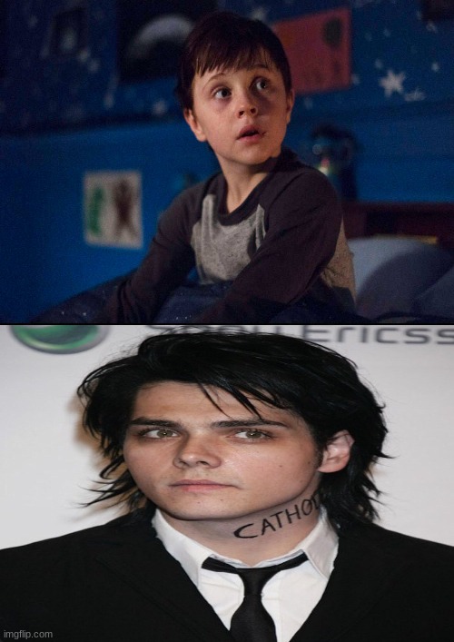 can we just talk about how much max from resident alien looks so much like gerard way!! am i the only one who sees this | image tagged in mcr,gerard way,max | made w/ Imgflip meme maker