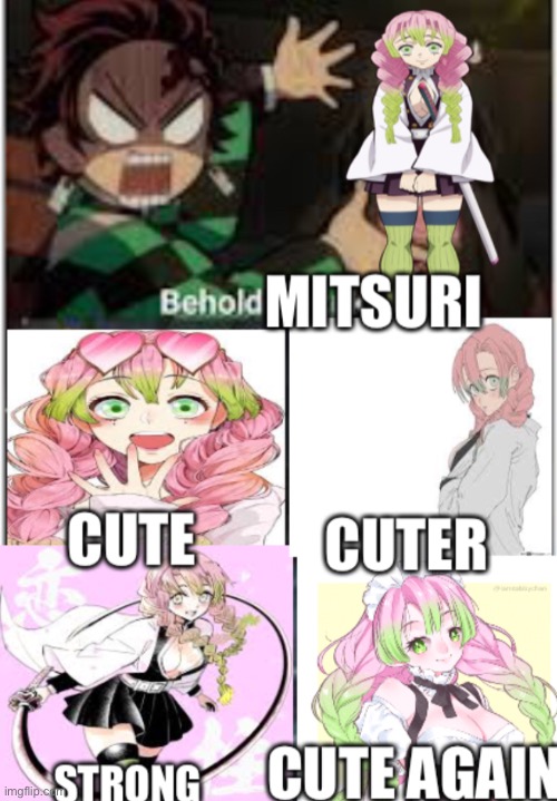 MITSURI MEME? | image tagged in demon slayer | made w/ Imgflip meme maker