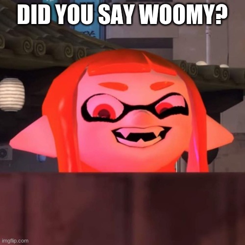 Did you say woomy? | DID YOU SAY WOOMY? | image tagged in did you say woomy | made w/ Imgflip meme maker