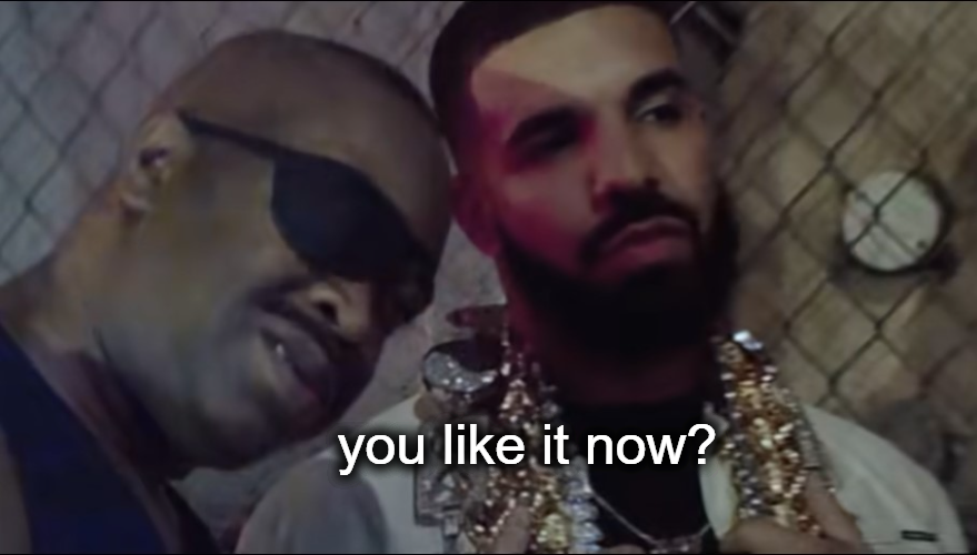 High Quality Drake you like it now Blank Meme Template