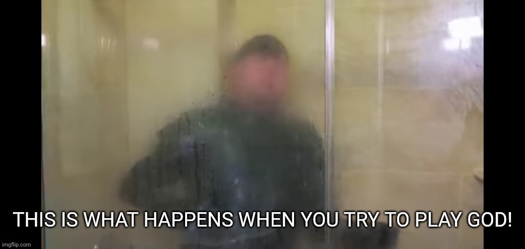 My 12th JonTron template | image tagged in this is what happens when you try to play god | made w/ Imgflip meme maker