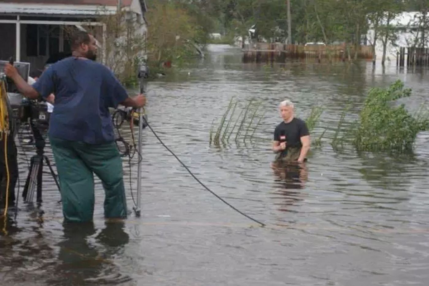 High Quality Fake News by Anderson Cooper Blank Meme Template