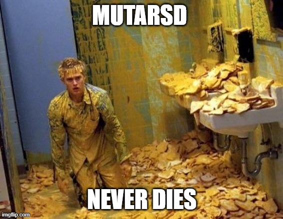 Mustard | MUTARSD; NEVER DIES | image tagged in mustard | made w/ Imgflip meme maker