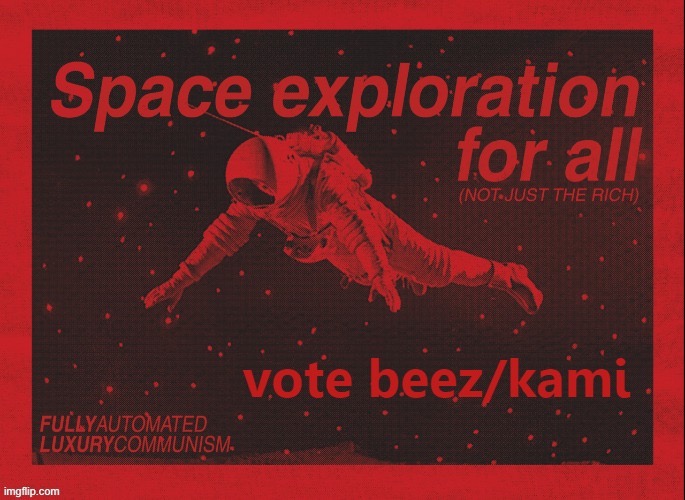 Beez/Kami propaganda | image tagged in beez/kami propaganda | made w/ Imgflip meme maker