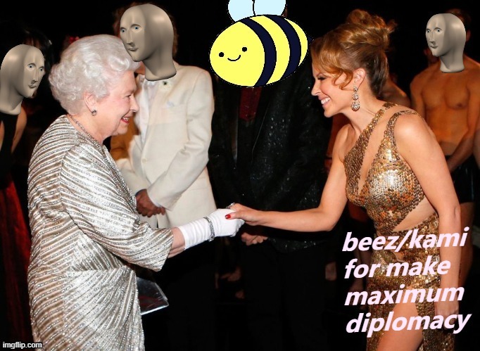 Beez/Kami propaganda | image tagged in beez/kami propaganda | made w/ Imgflip meme maker