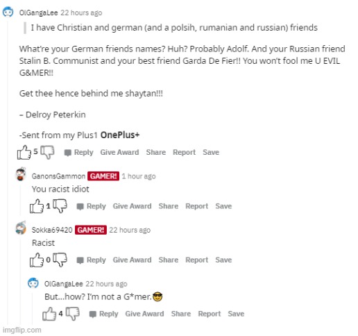 This Karen thinks that calling Germans and russians the same as Hitler and Stalin isn't racist | image tagged in reddit,racism | made w/ Imgflip meme maker