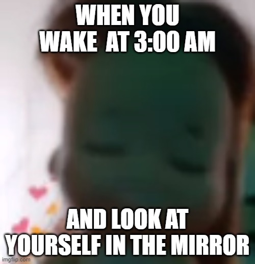 true beauty | WHEN YOU WAKE  AT 3:00 AM; AND LOOK AT YOURSELF IN THE MIRROR | image tagged in funny memes,beautiful woman,3am,laugh | made w/ Imgflip meme maker