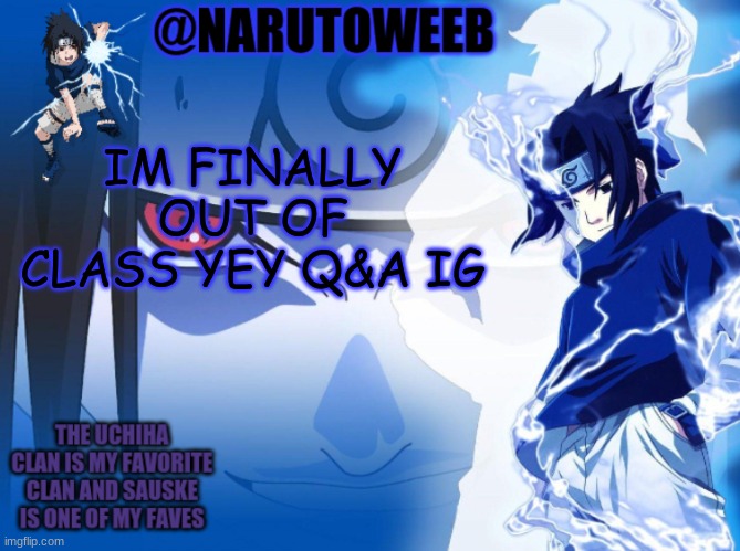 2 skips | IM FINALLY OUT OF CLASS YEY Q&A IG | made w/ Imgflip meme maker