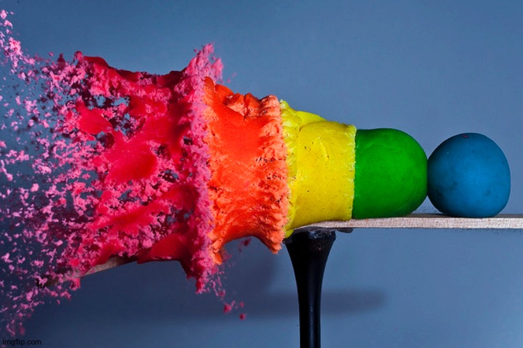 Bullet giong through playdoh (I haven't scrolled through everything so sorry if repost) | made w/ Imgflip meme maker