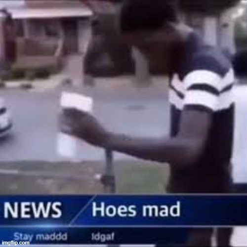 Hoes Mad | image tagged in hoes mad | made w/ Imgflip meme maker