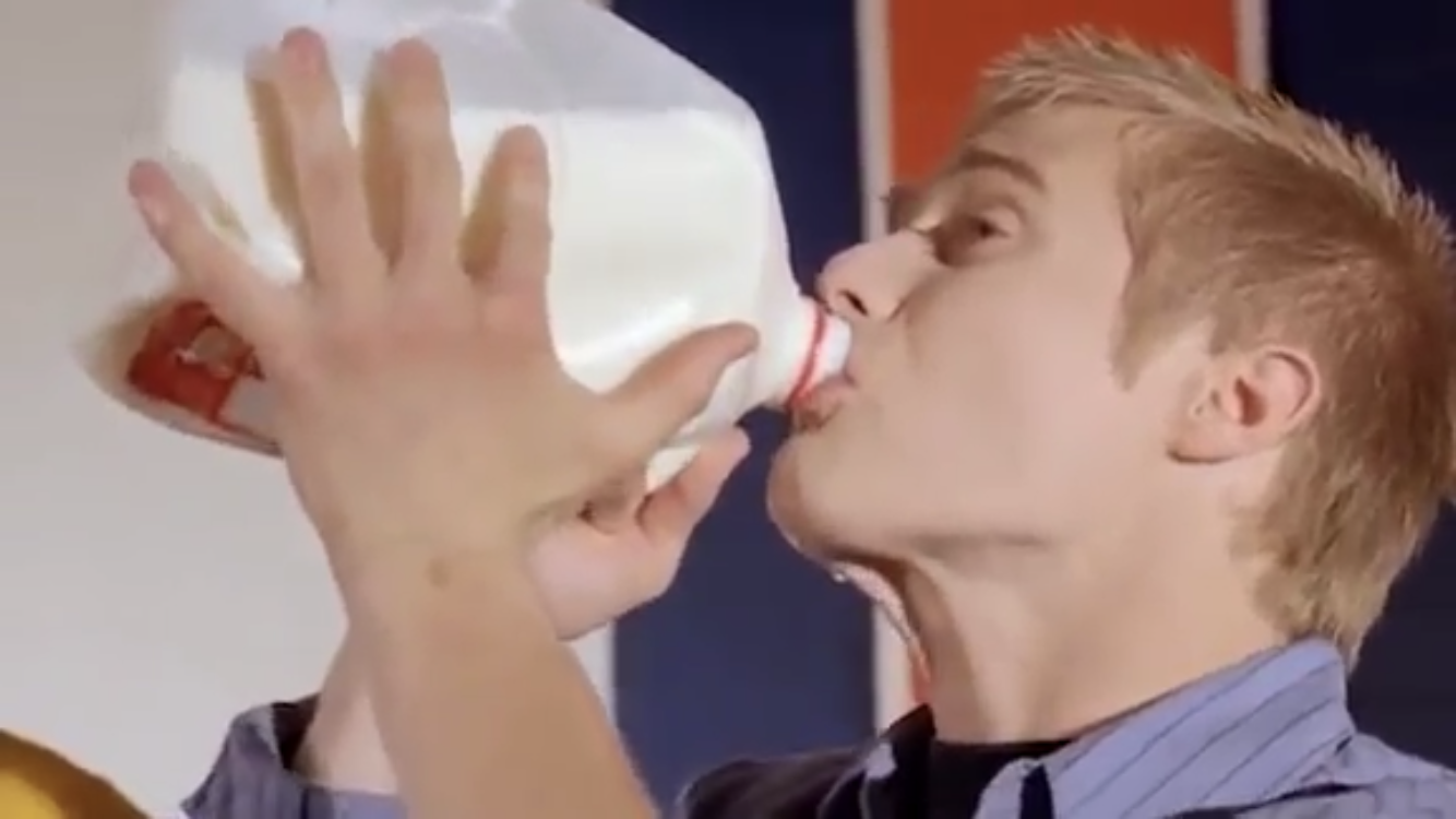 High Quality Milk Chug Blank Meme Template