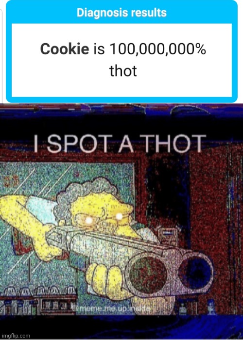 Image Title | image tagged in i spot a thot,wow,im a huge thot,lol | made w/ Imgflip meme maker