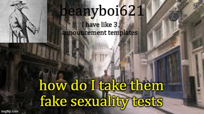 h o w | how do I take them fake sexuality tests | image tagged in medival beany | made w/ Imgflip meme maker