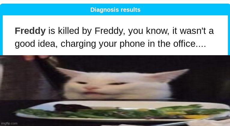 Bish wot | image tagged in fnaf | made w/ Imgflip meme maker