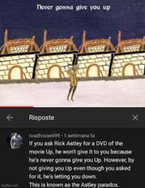 LOL | image tagged in funny,memes,never gonna give you up,rick astley,paradox | made w/ Imgflip meme maker