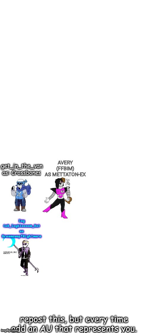 Eh, sure. (If you want to know who Ds!Nightmare is you can aways ask) | Icy
(xX_icyblossom_Xx)
as Dreamswap!Nightmare | image tagged in dreamswap,nightmare sans,gifs,haha tags go brrr,repost | made w/ Imgflip meme maker