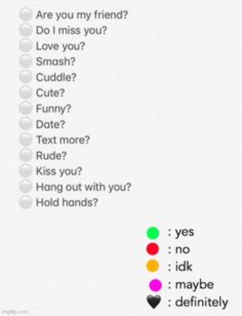 bored just say the colors or do the idk yes def o sum | made w/ Imgflip meme maker