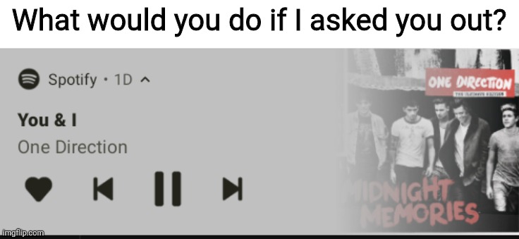 Better be no | What would you do if I asked you out? | image tagged in you and i | made w/ Imgflip meme maker