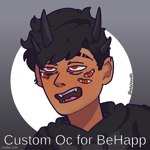 Costum oc for Behapp |  Custom Oc for BeHapp | image tagged in oc,custom | made w/ Imgflip meme maker