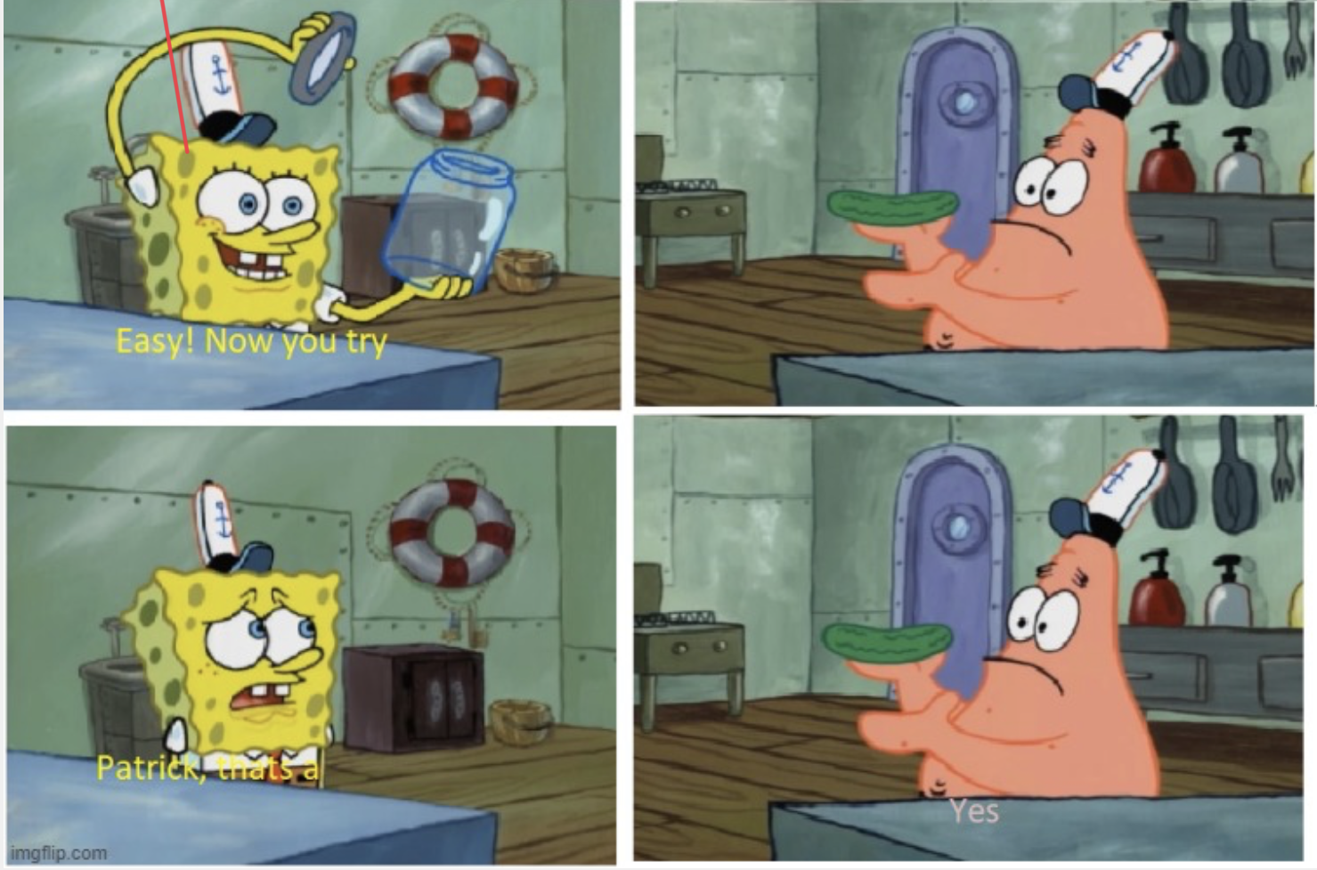 Patrick thats a Blank Template - Imgflip