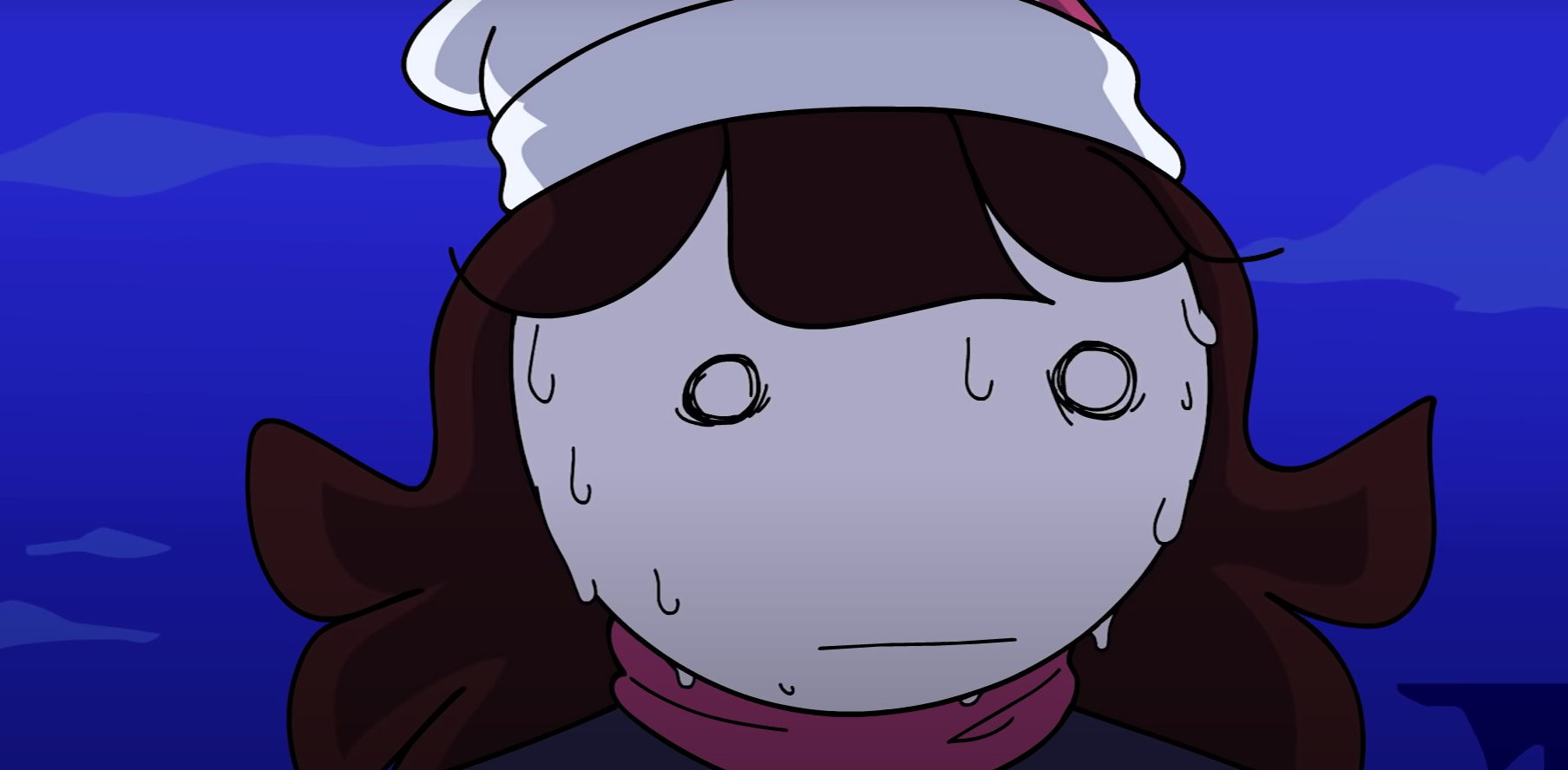 High Quality Jaiden sweating nervously Blank Meme Template