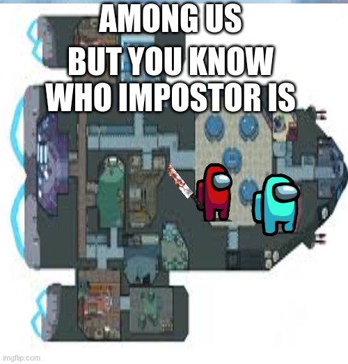 AMONG US; BUT YOU KNOW WHO IMPOSTOR IS | image tagged in roll safe think about it | made w/ Imgflip meme maker