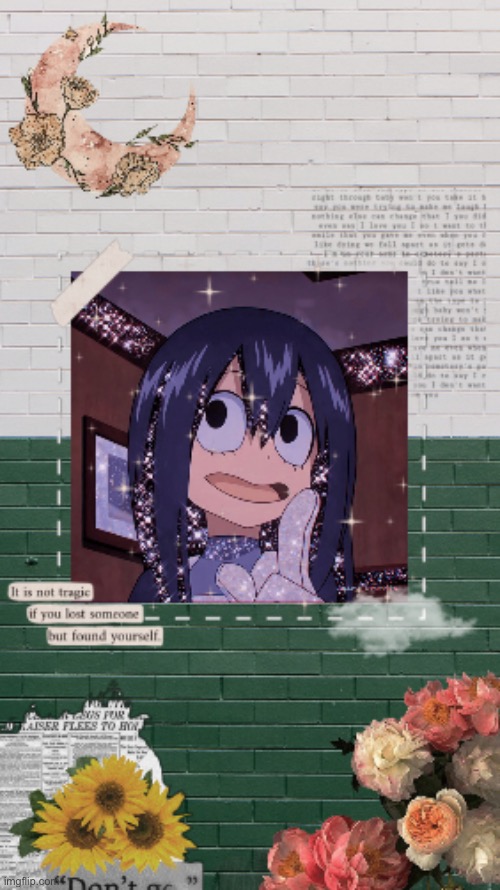 Sorry it’s blurry but Tsuyu Asui edit :D | made w/ Imgflip meme maker